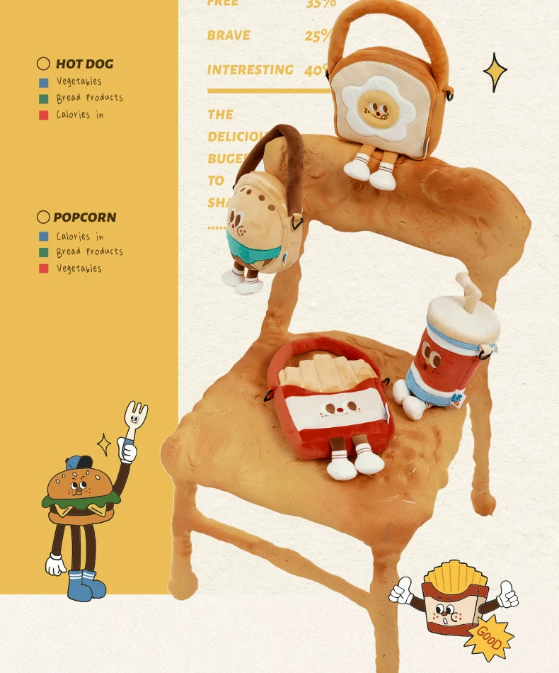 Healing Food Doll Bag