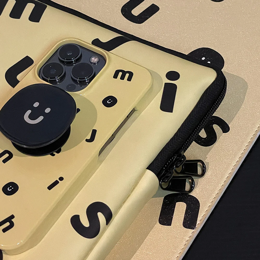 11 inch Smile Face iPad Bag