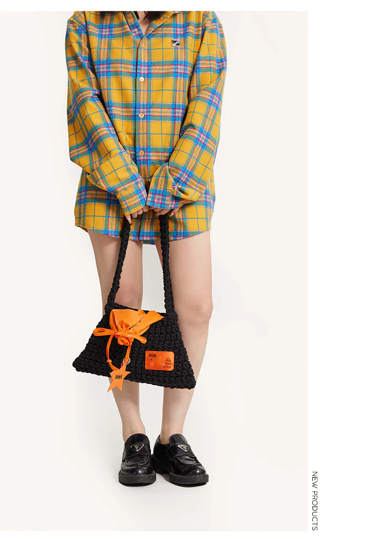 Handmade Star Woven Shoulder Bag