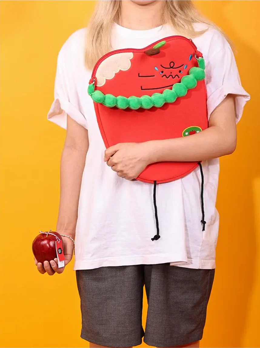 Cartoon Apple Laptop Bag
