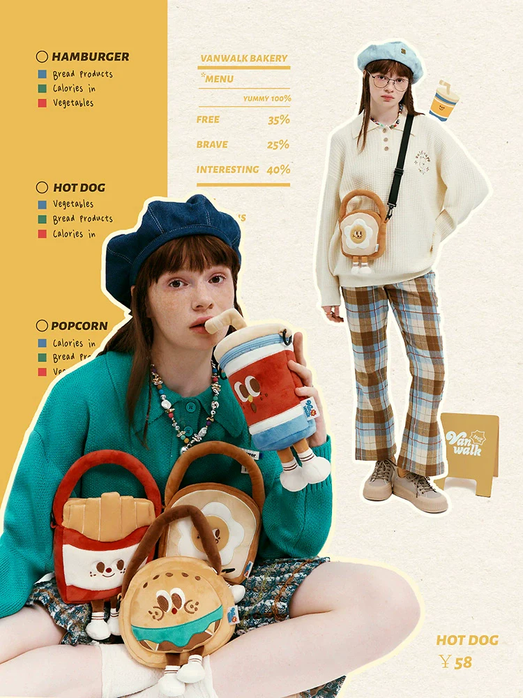 Healing Food Doll Bag