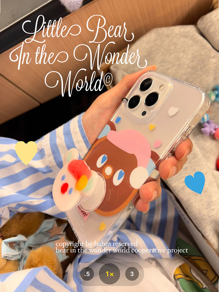 Bear Printed Phone Case