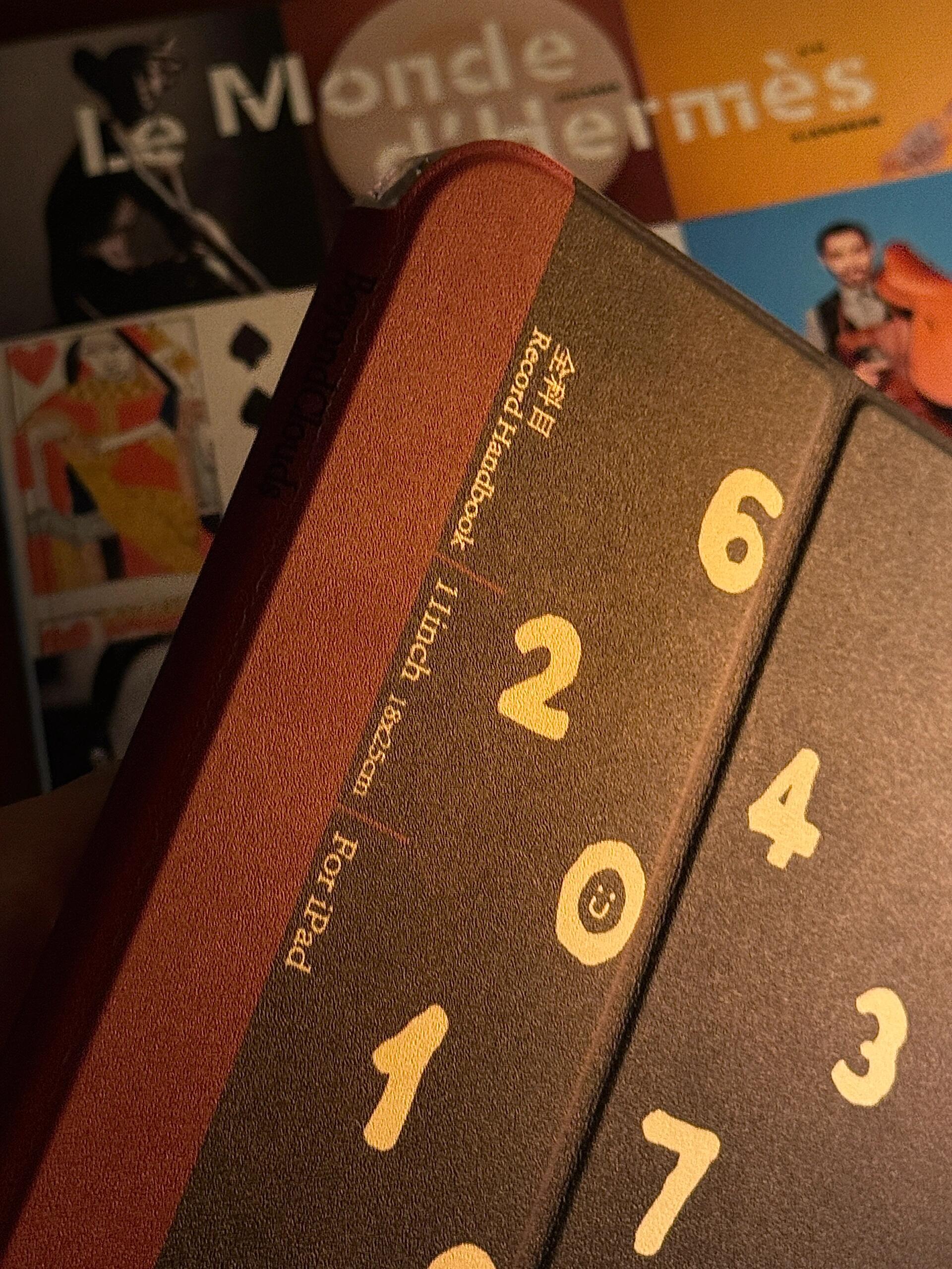 Black Red Number iPad Case