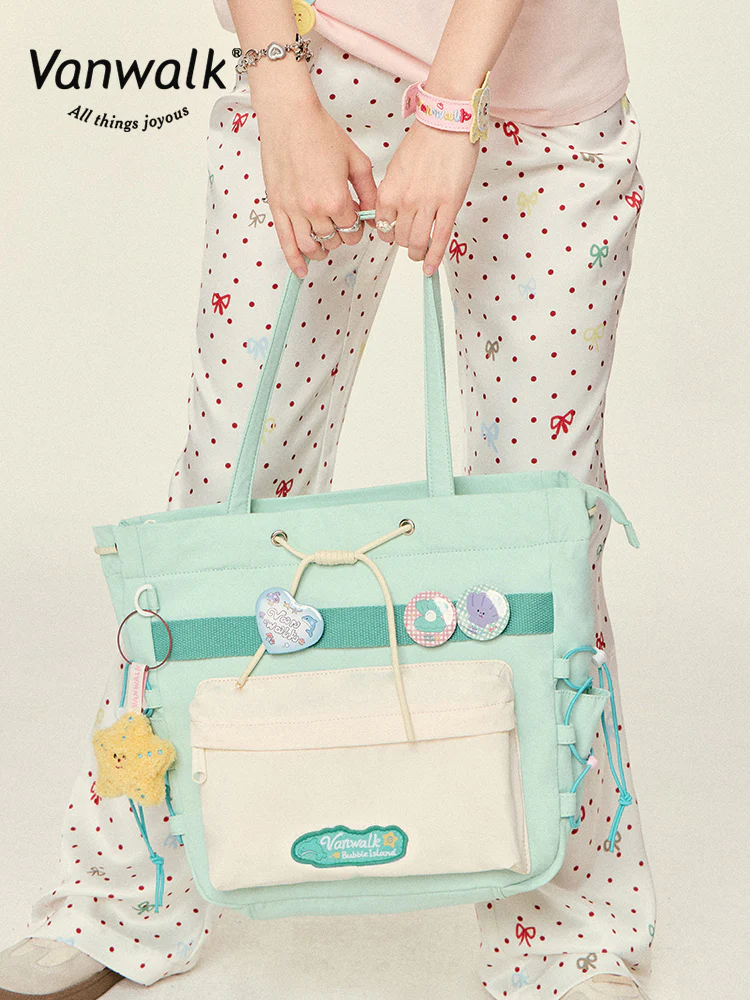 Vanwalk Bubble Island Large Tote Bag