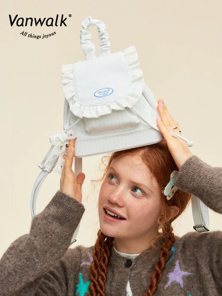 Vanwalk Picnic Series Ruffles Small Backpack