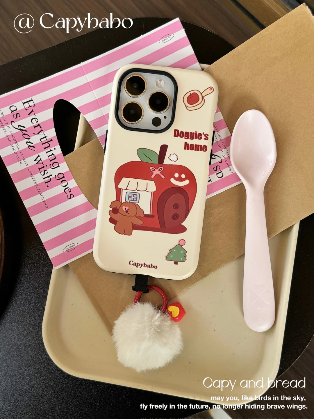 Puppy's Apple House Double Layer Phone Case