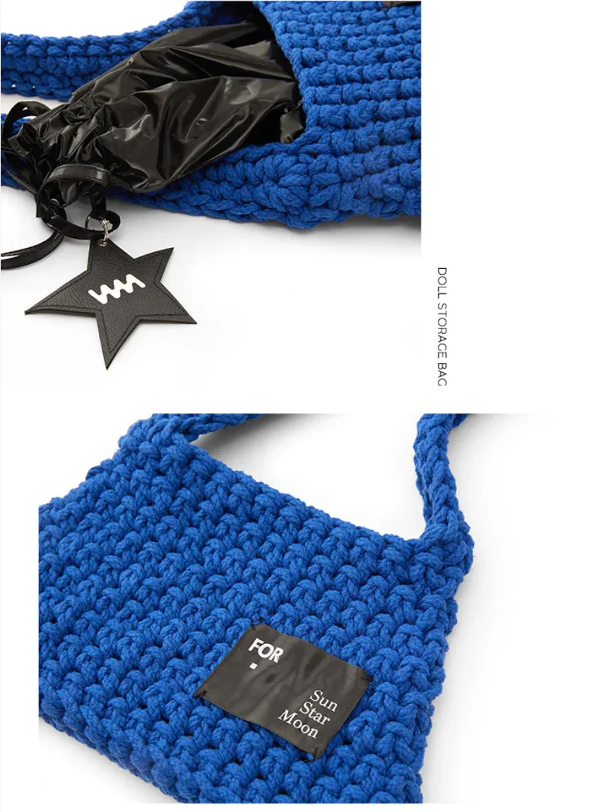 Handmade Star Woven Shoulder Bag