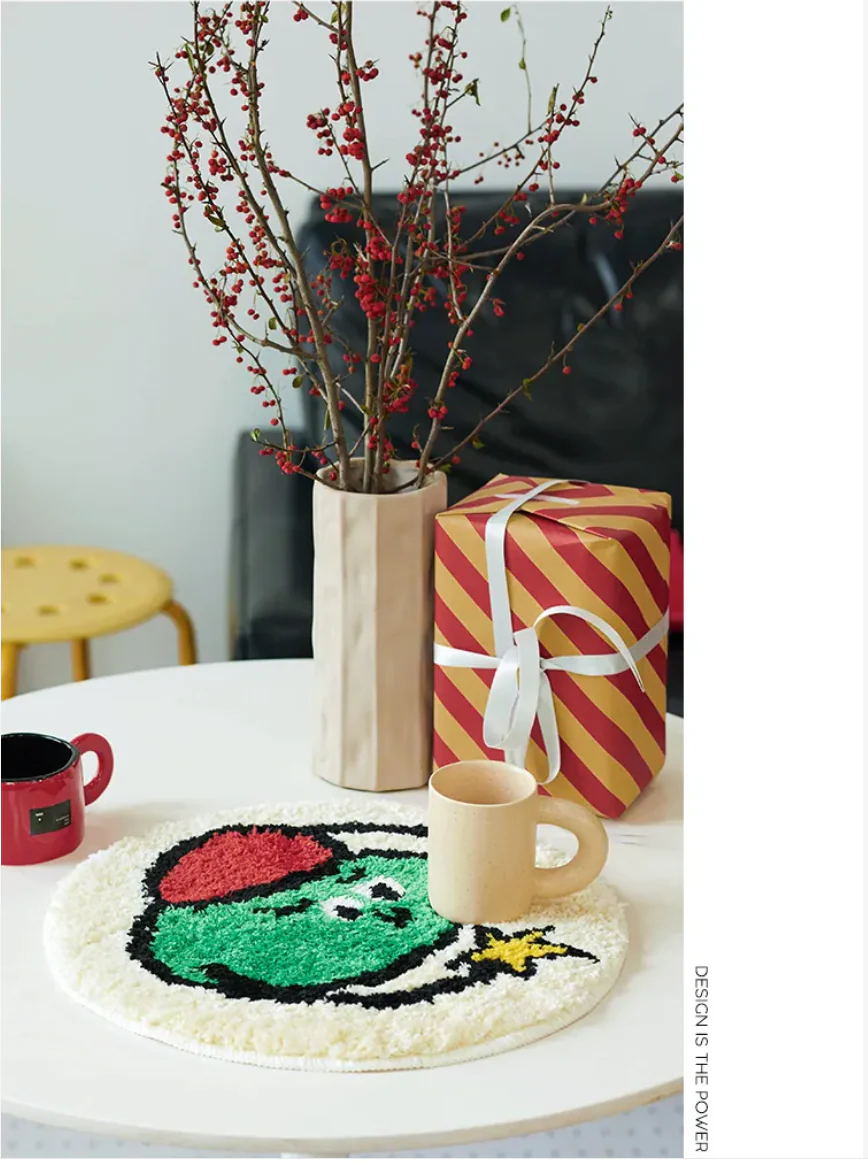 Star Cartoon Xmas Mat