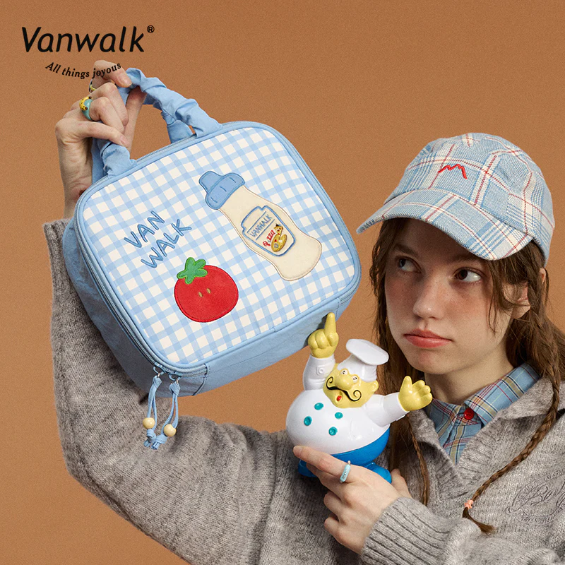 Vanwalk Pizza Time Comestic Bag
