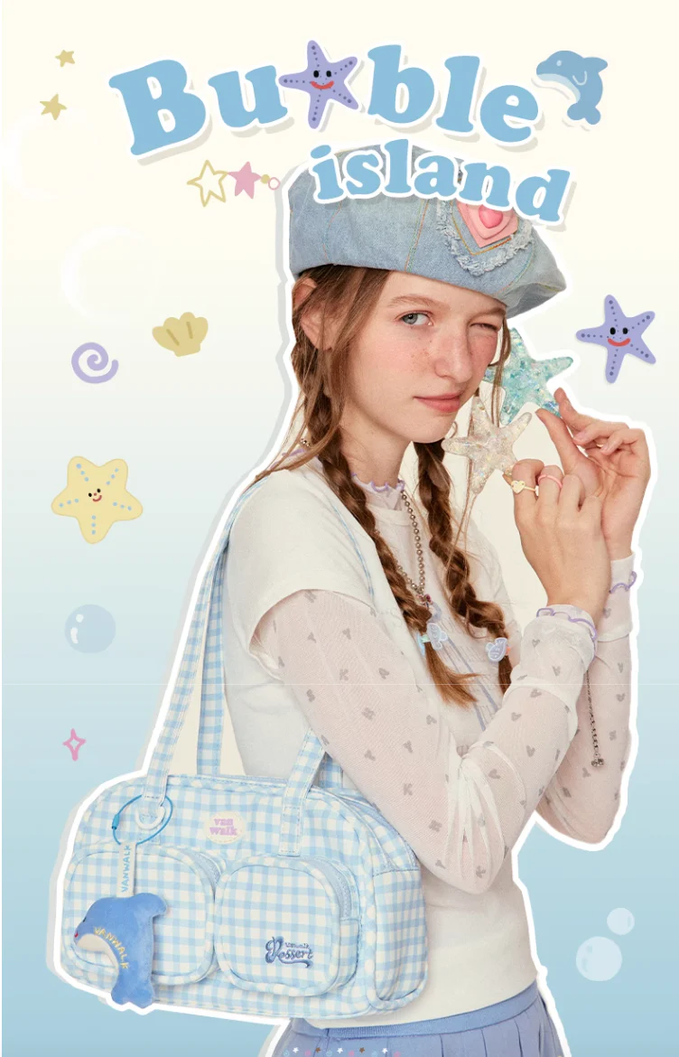 Vanwalk Bubble Island Sweet Pocket Shoulder Bag