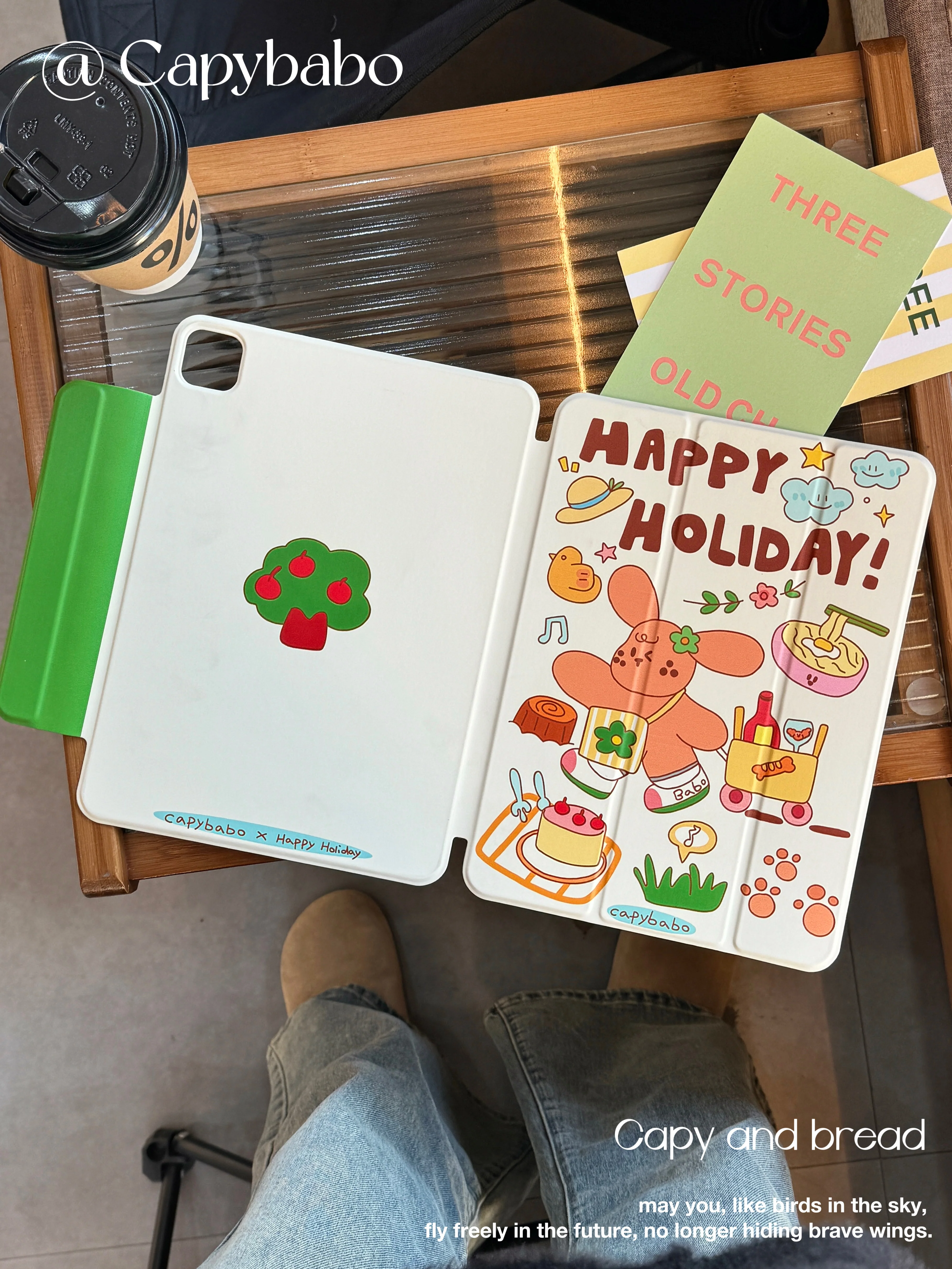 Puppy's Happy Vacation iPad Case