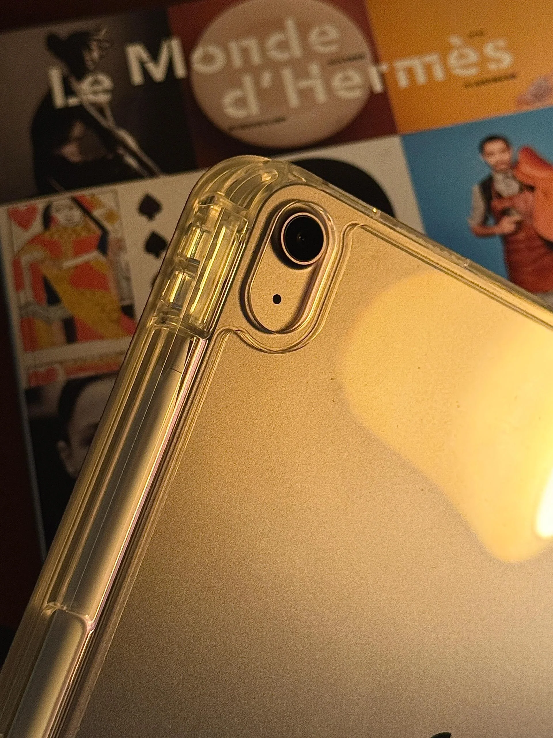 Black Red Number iPad Case