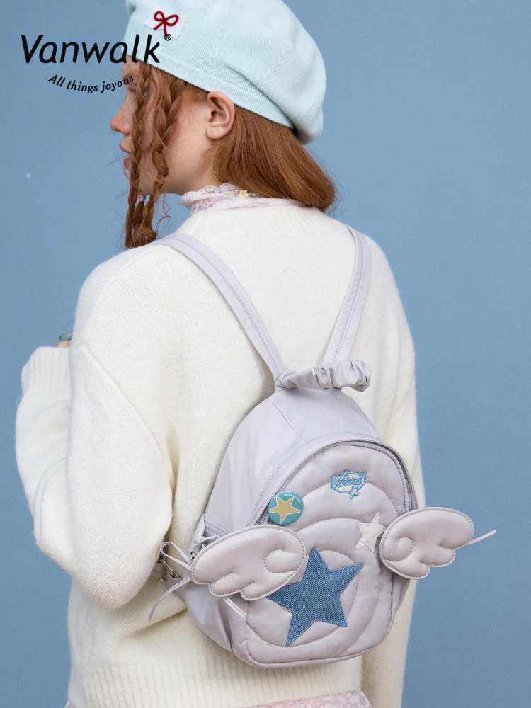 Vanwalk Lucky Star Series Angel's Wings Backpack