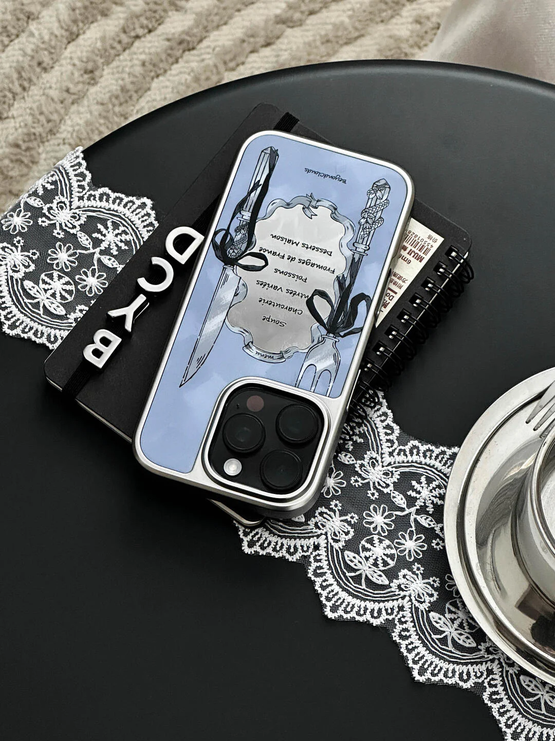 Blue Ballet Knife Printed Phone Case