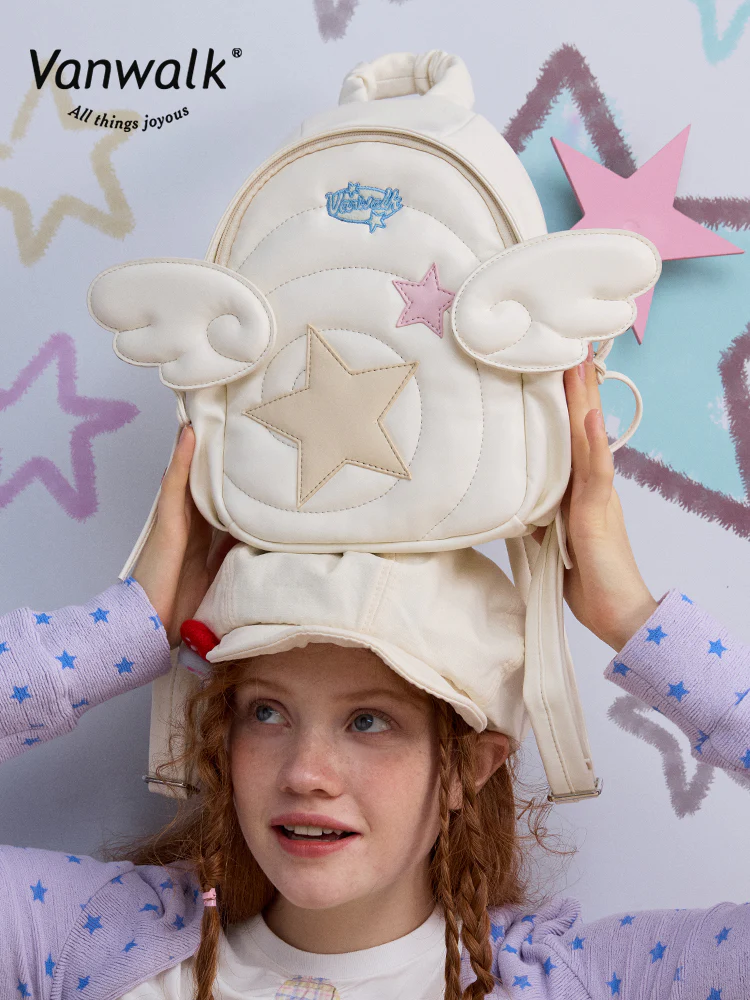 Vanwalk Lucky Star Series Angel's Wings Backpack