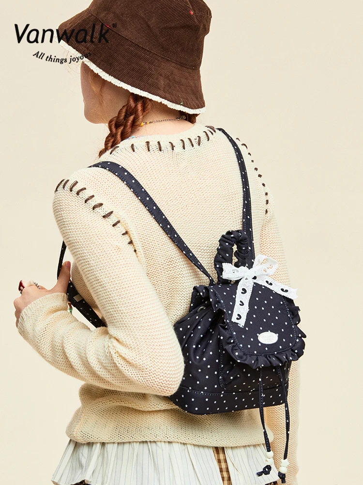 Vanwalk Picnic Series Ruffles Small Backpack