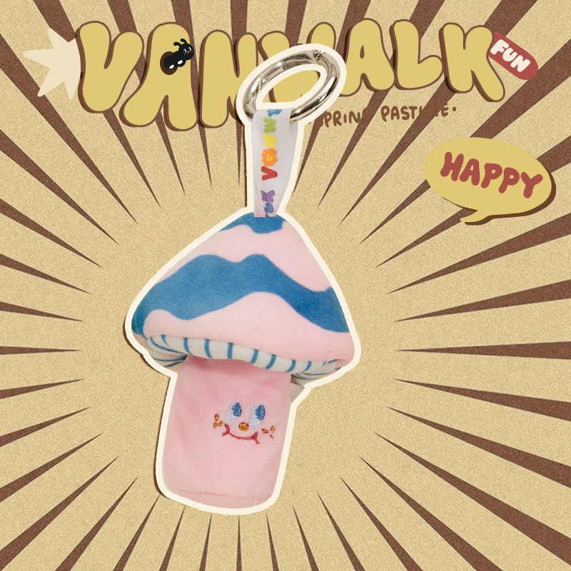 Spring Pasture Mushroom Doll Mini Bag