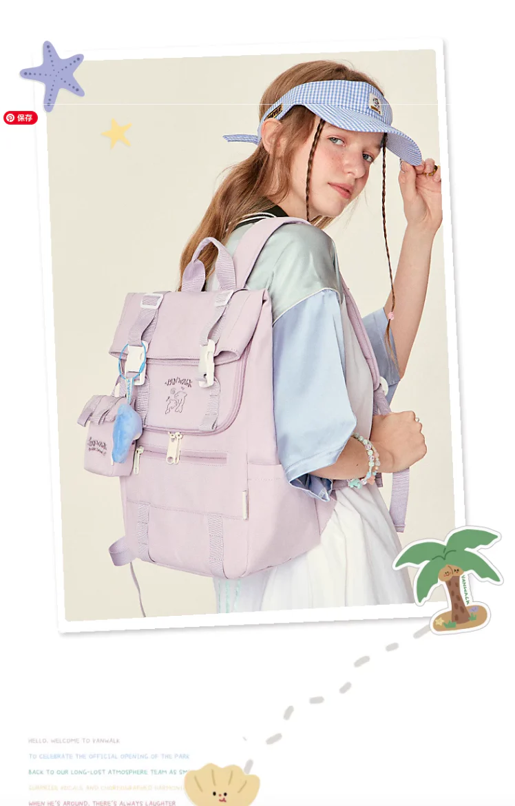 Vanwalk Bubble Island Flip Backpack