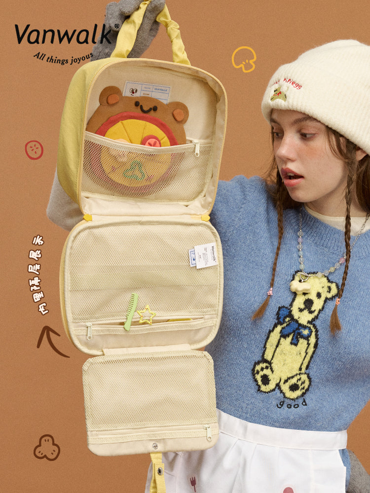 Vanwalk Pizza Time Comestic Bag