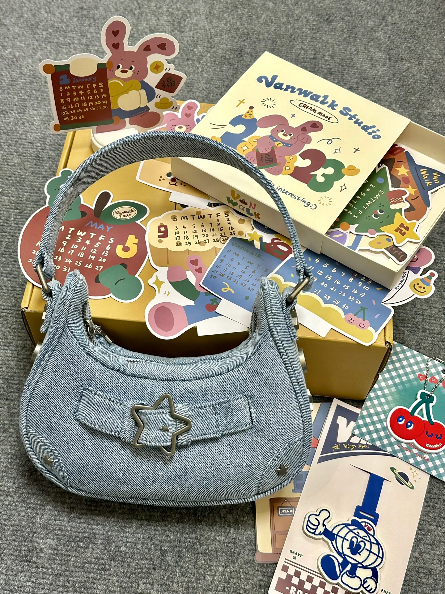 Vintage Cowboy Star Baguette Bag