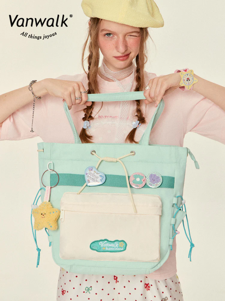 Vanwalk Bubble Island Large Tote Bag