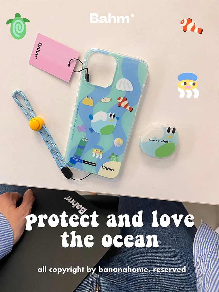 Love Ocean Printed Phone Case