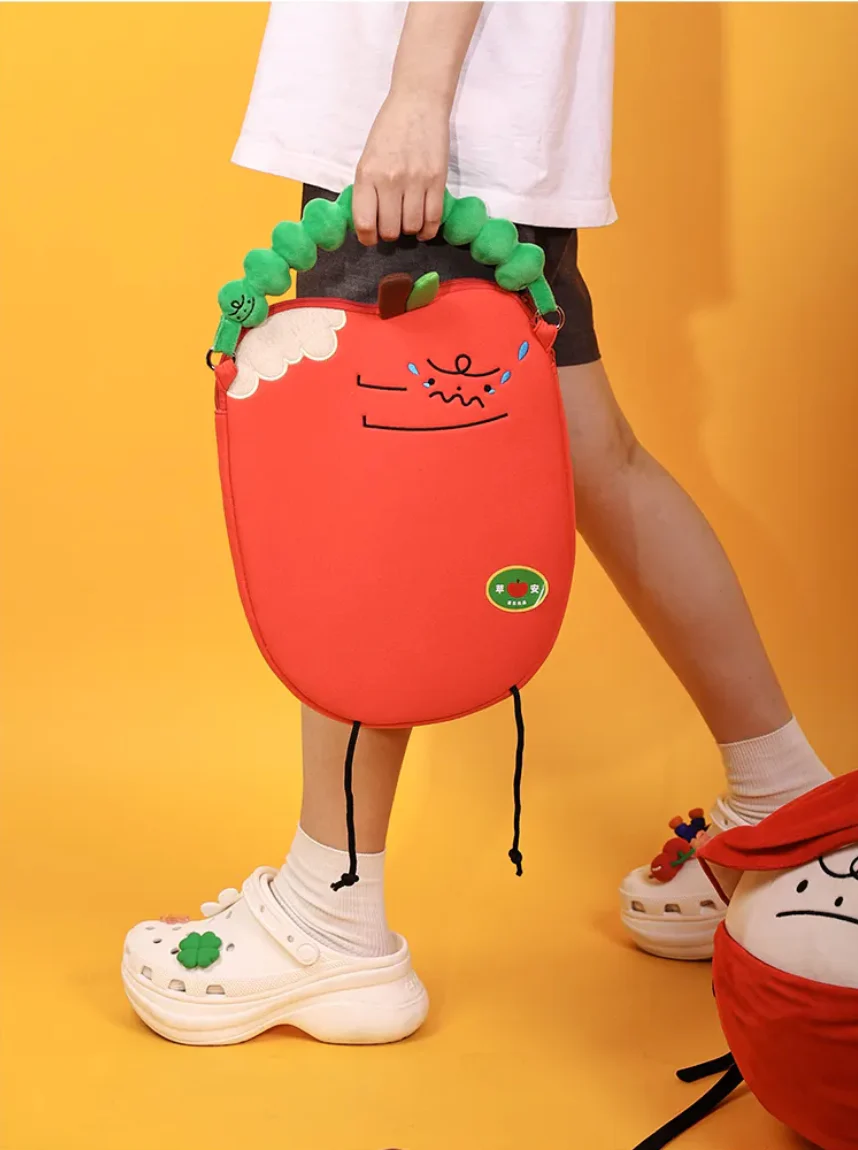 Cartoon Apple Laptop Bag