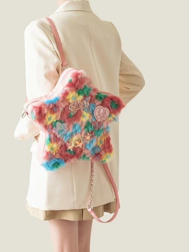 Fluffy Star Backpack