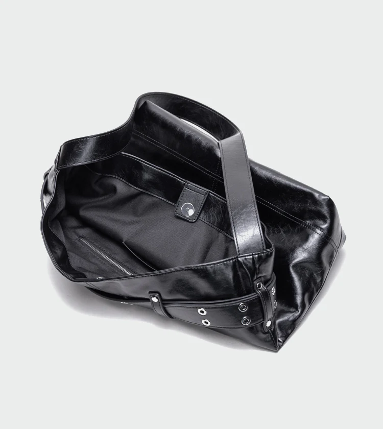 Black Strap Shoulder Bag