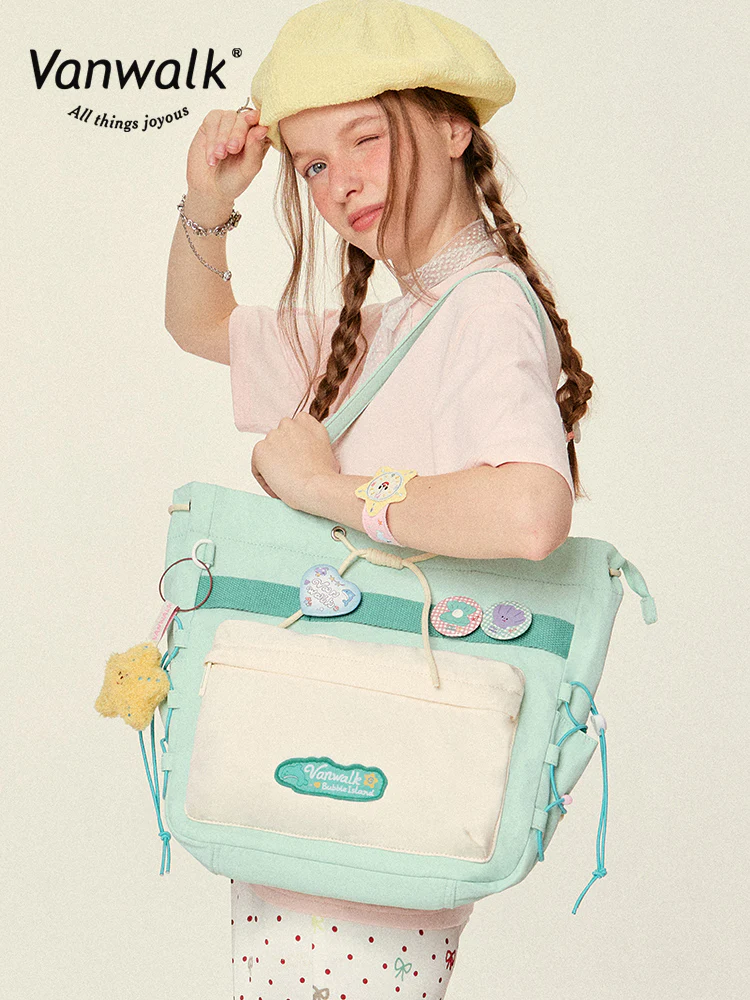 Vanwalk Bubble Island Large Tote Bag