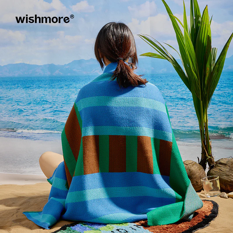 Sea Beach Coconut Tree Blanket