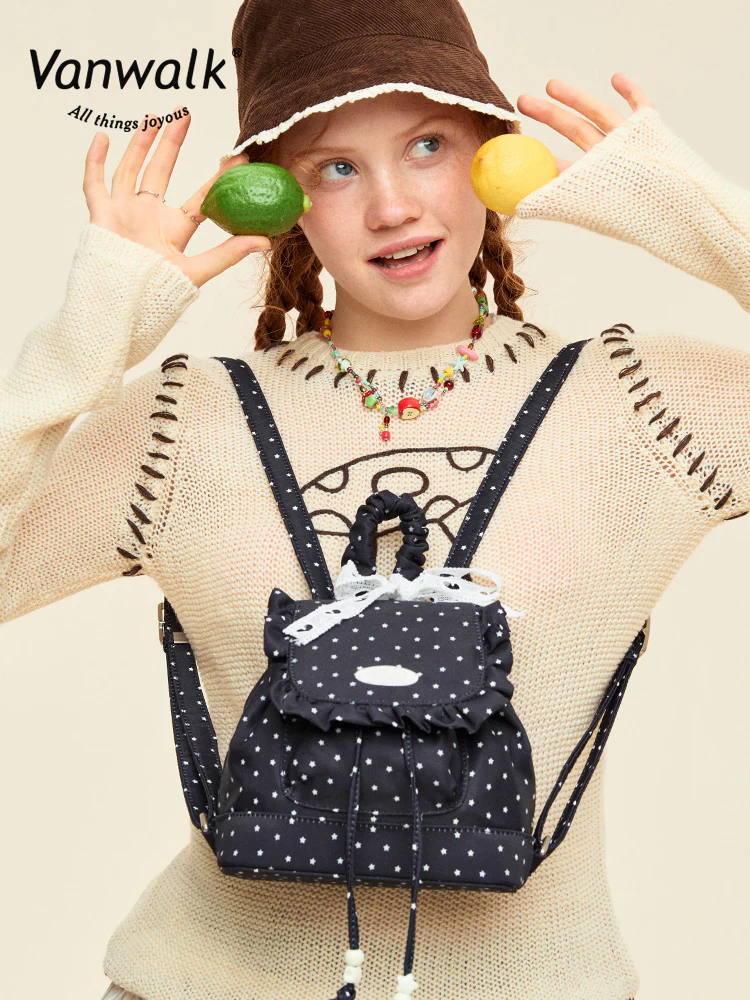 Vanwalk Picnic Series Ruffles Small Backpack