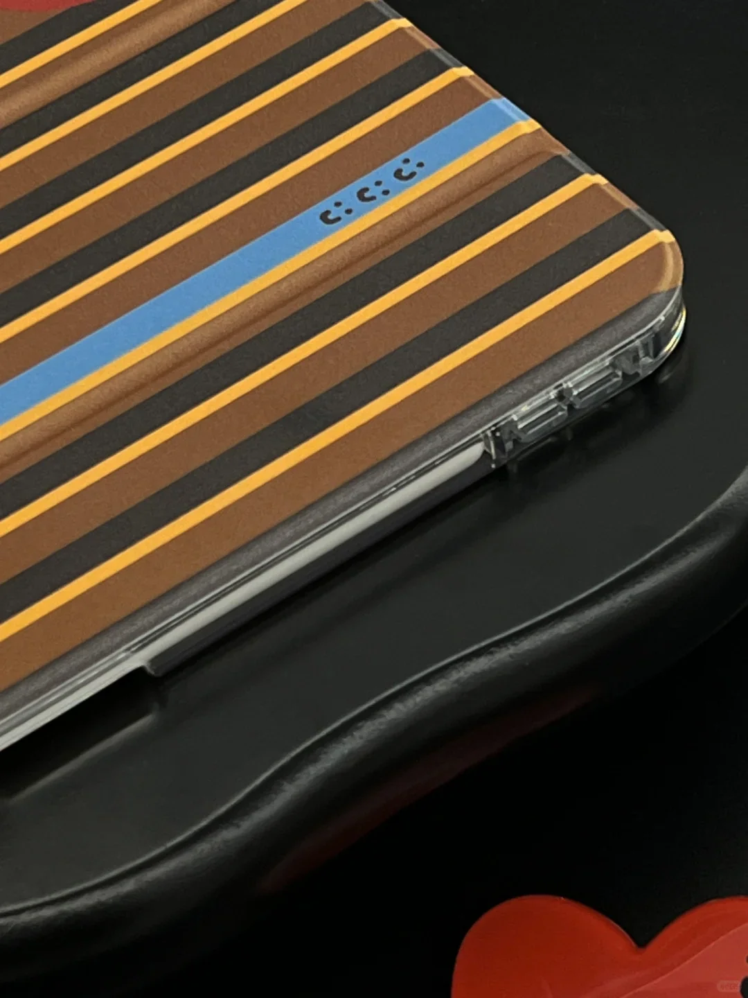 Black Brown Strip Phone Case