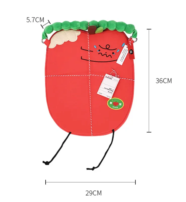Cartoon Apple Laptop Bag