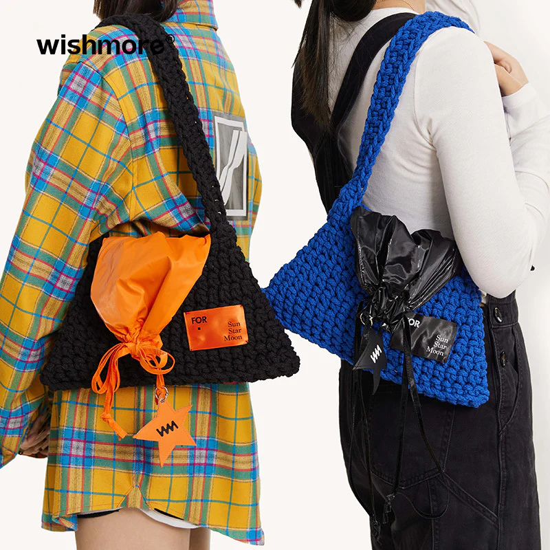 Handmade Star Woven Shoulder Bag