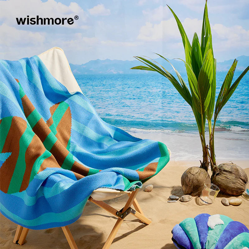 Sea Beach Coconut Tree Blanket