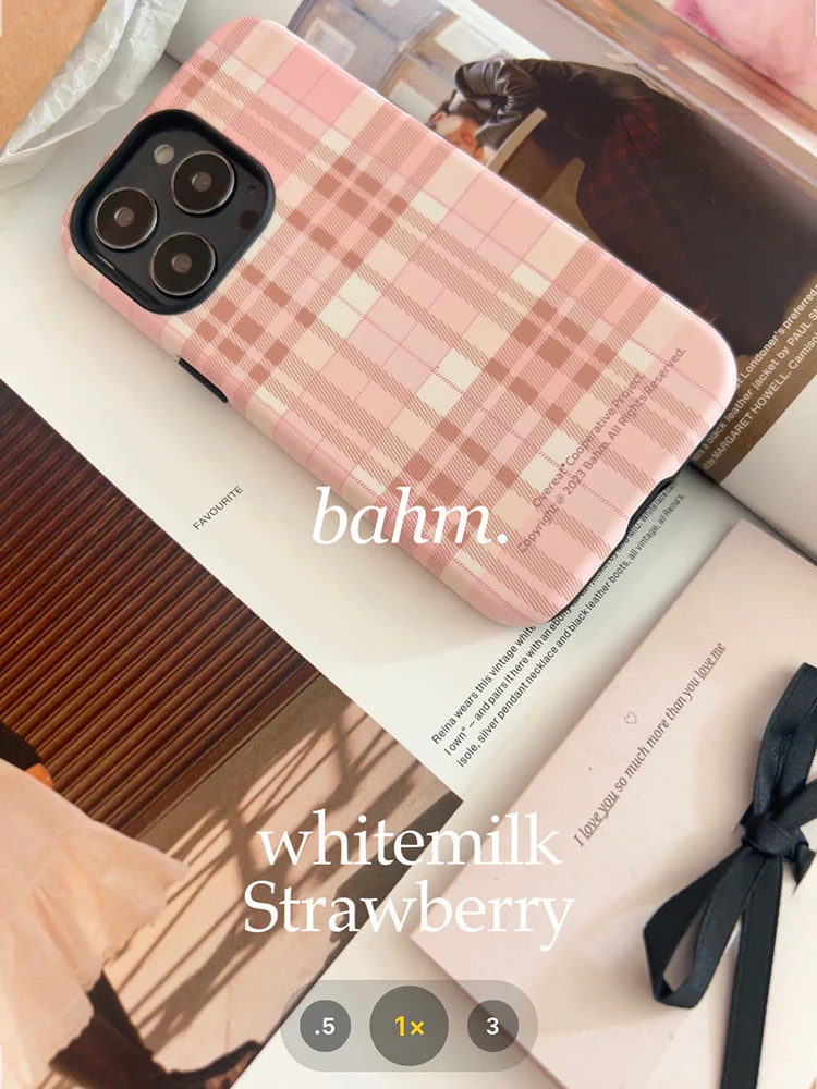 Classic Plaid Stripe Double Layer Phone Case