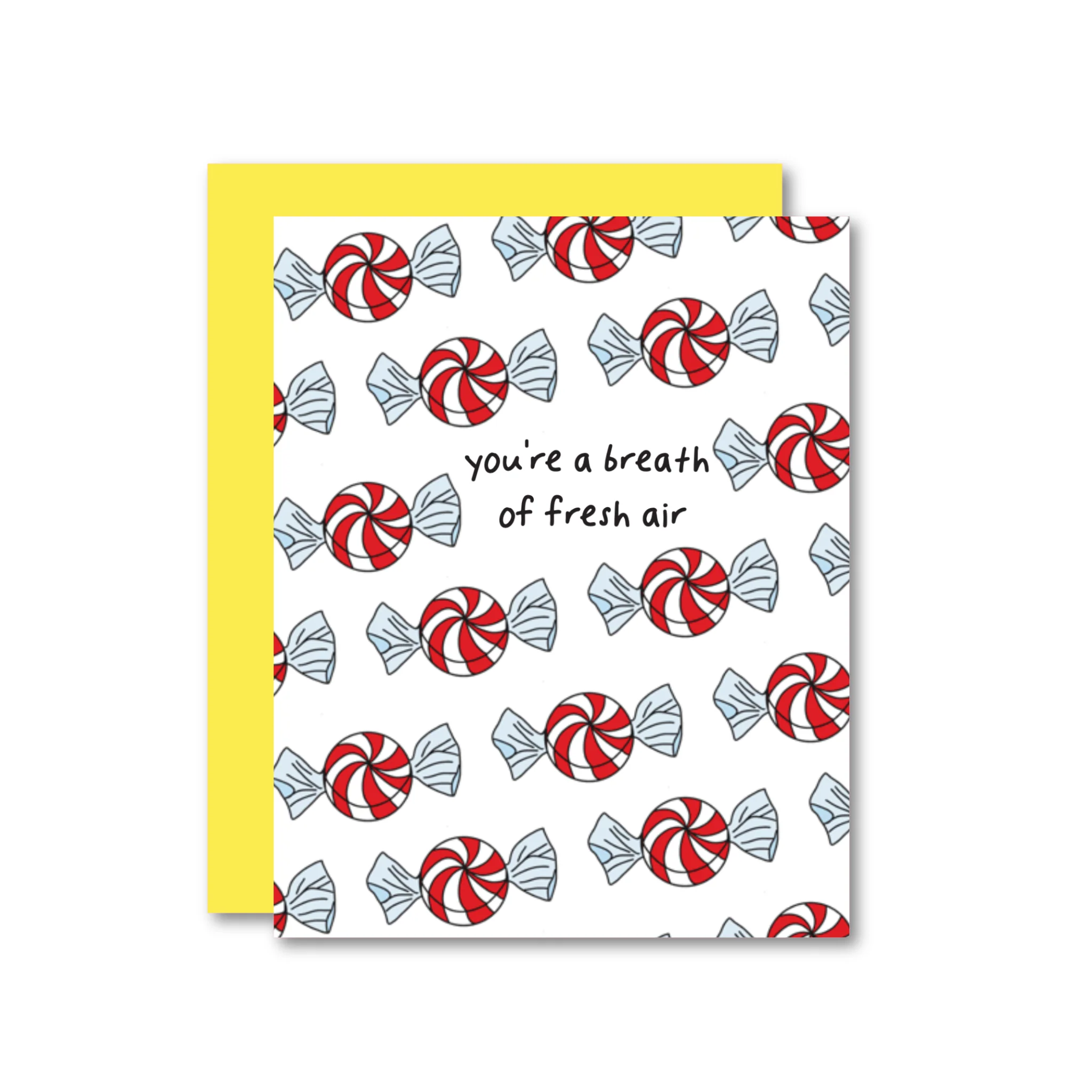 Minty Fresh Risograph Card