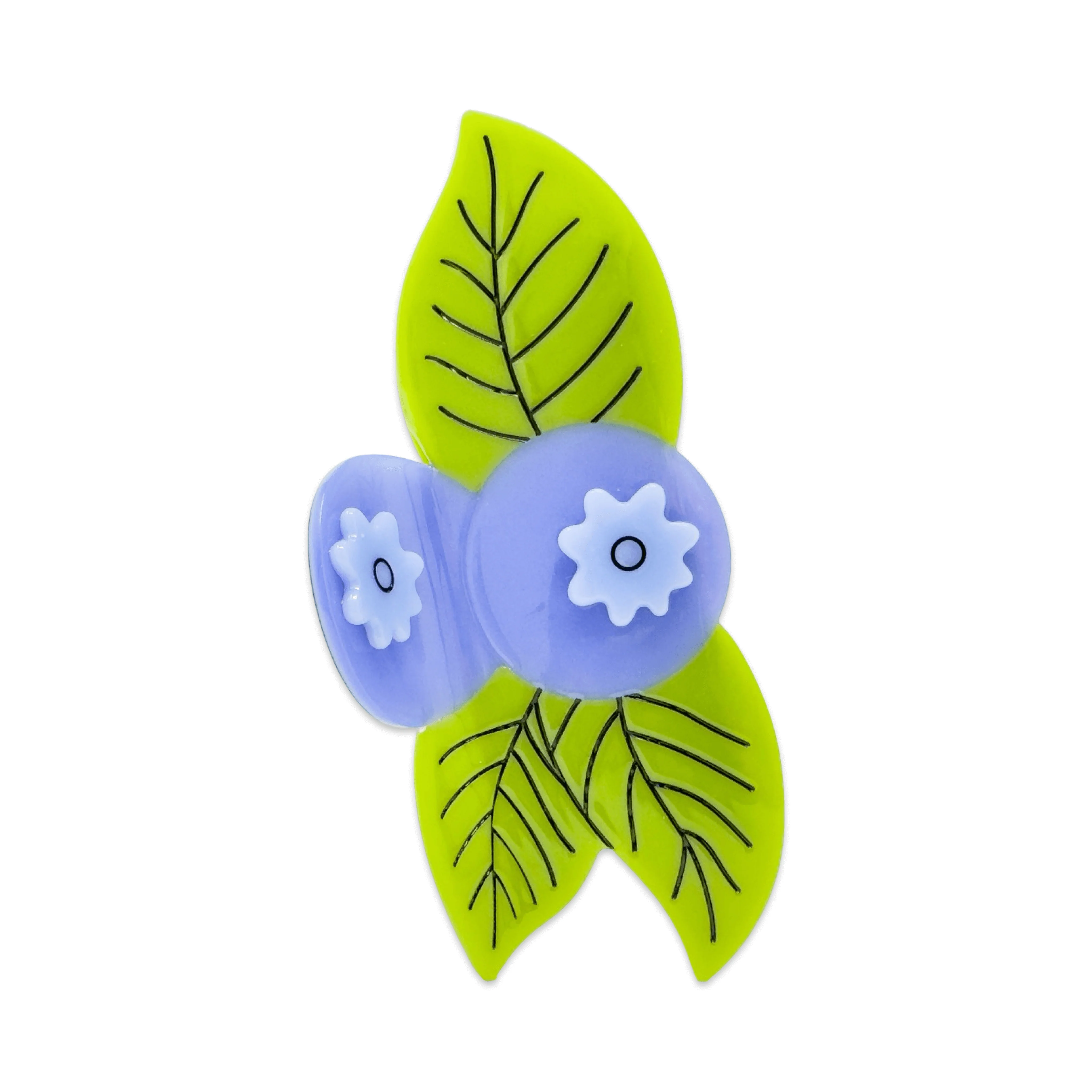 XL Blueberry Hair Claw Clip