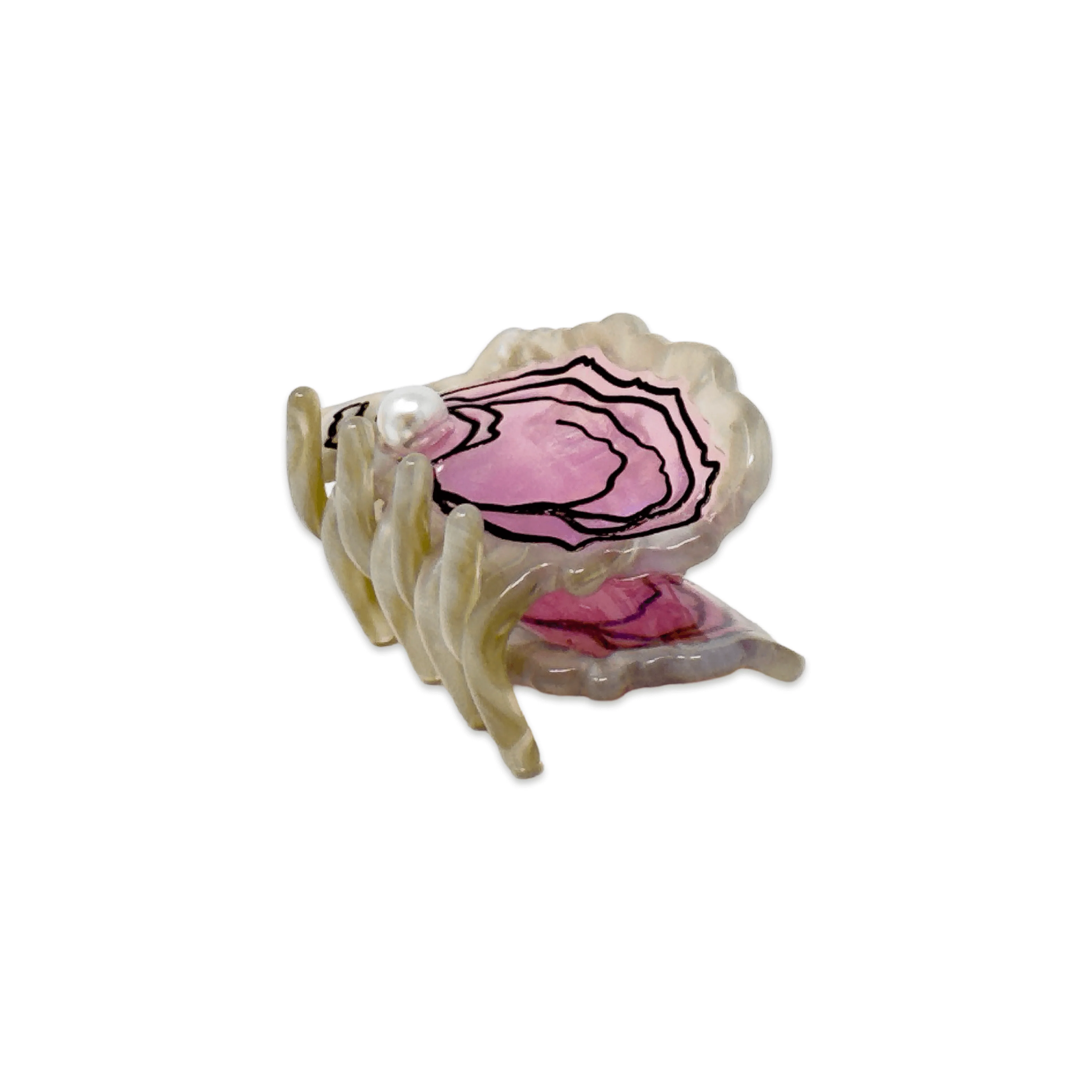 Mini Oyster Hair Claw Clip