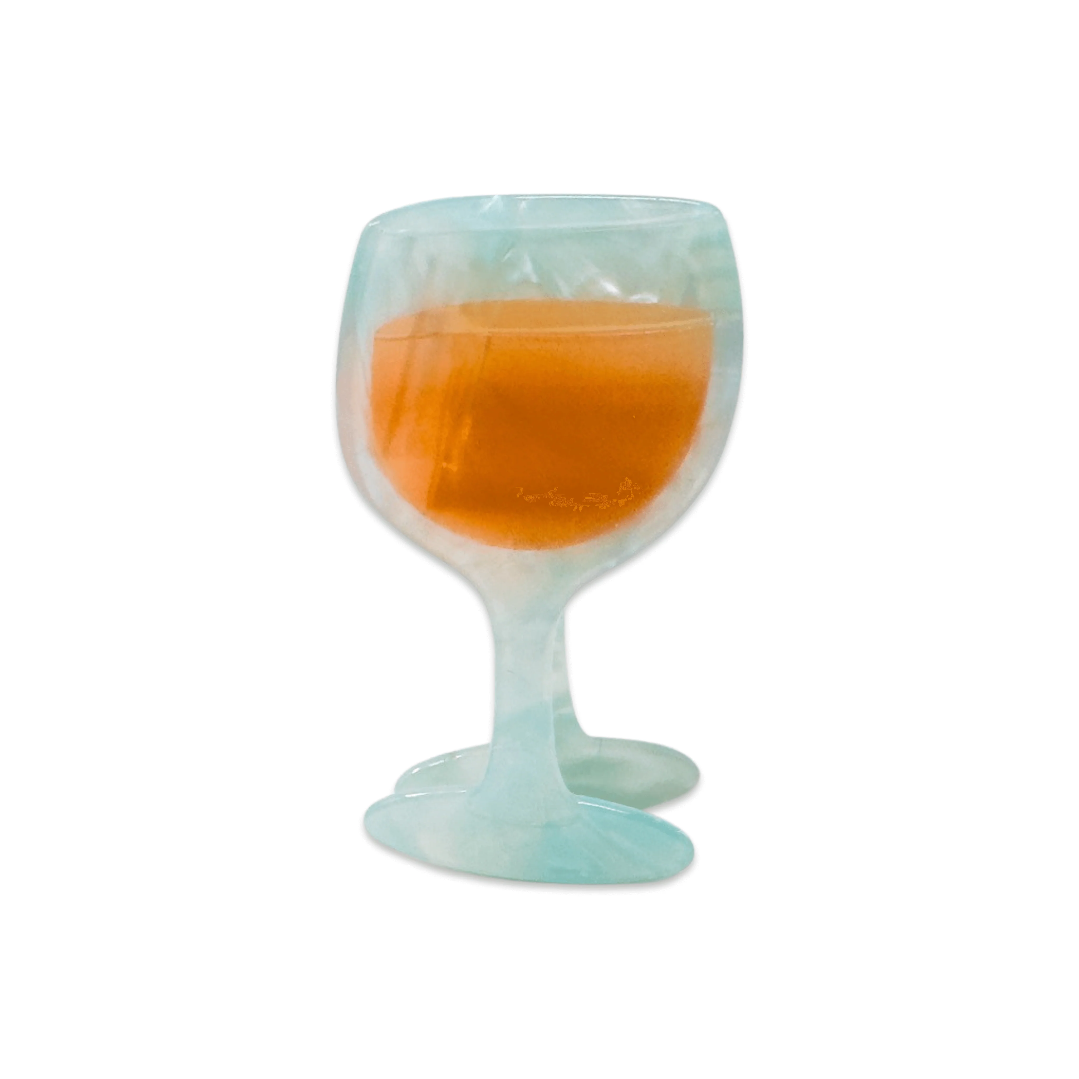 Midi Rose Wine Glass Hair Claw Clip