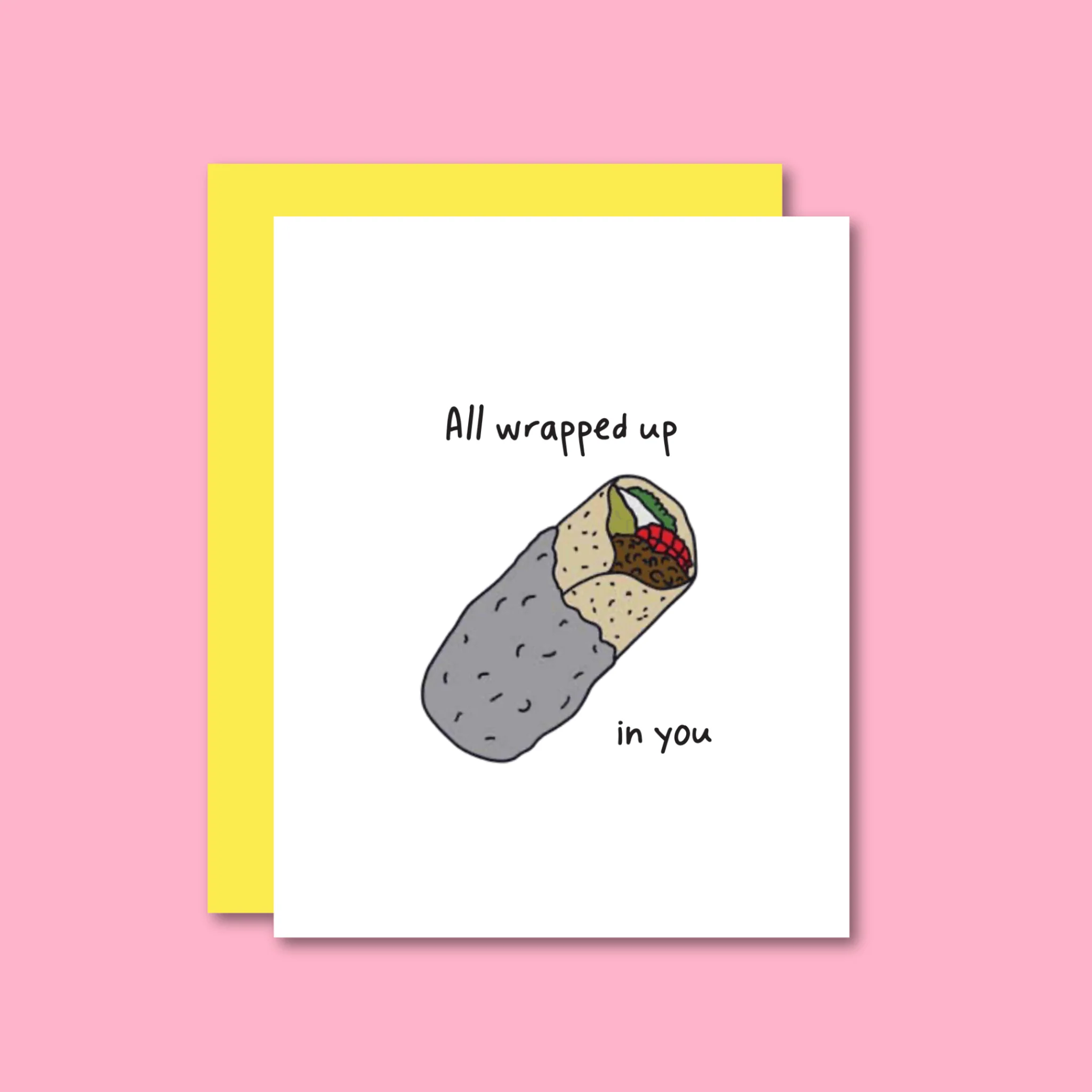 Burrito Love Risograph Card