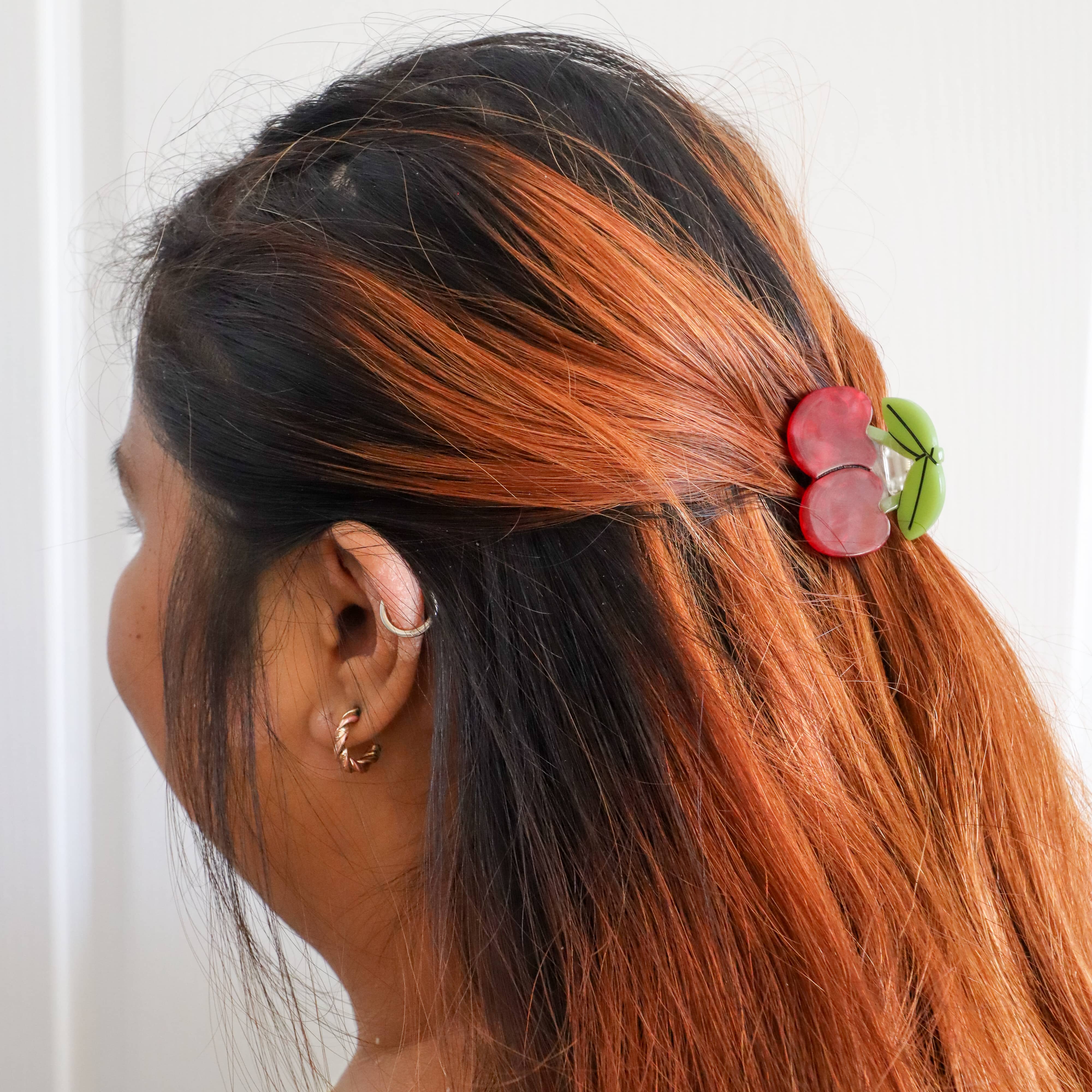 Mini Maraschino Cherries Hair Claw Clip