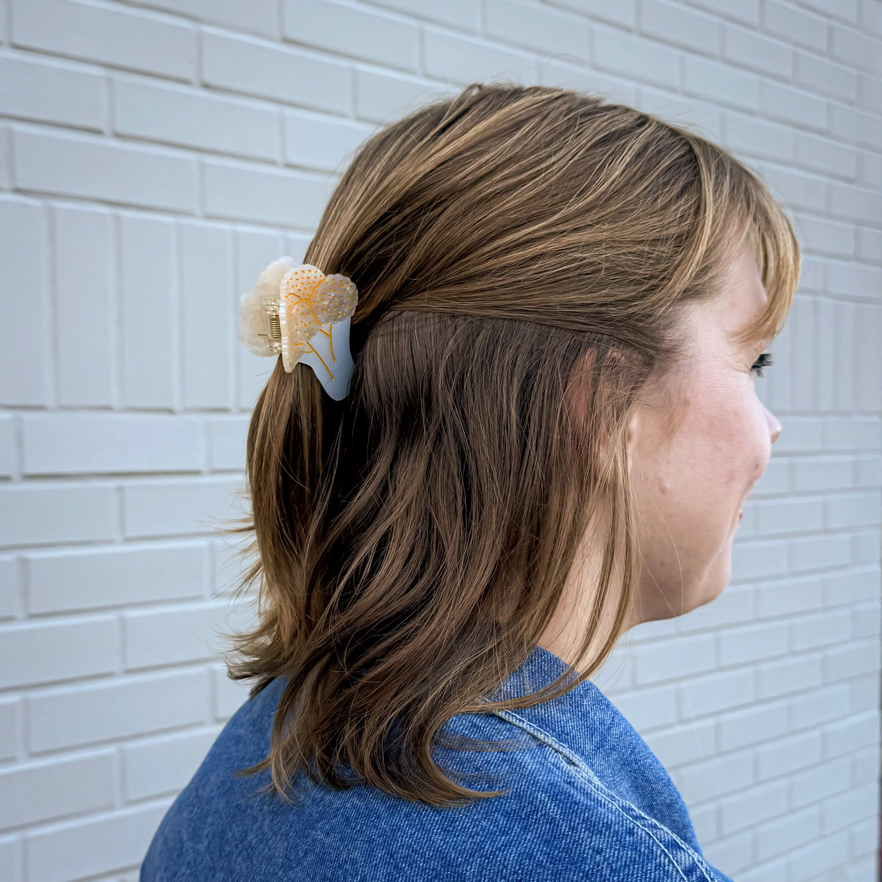 Midi Cauliflower Hair Claw Clip