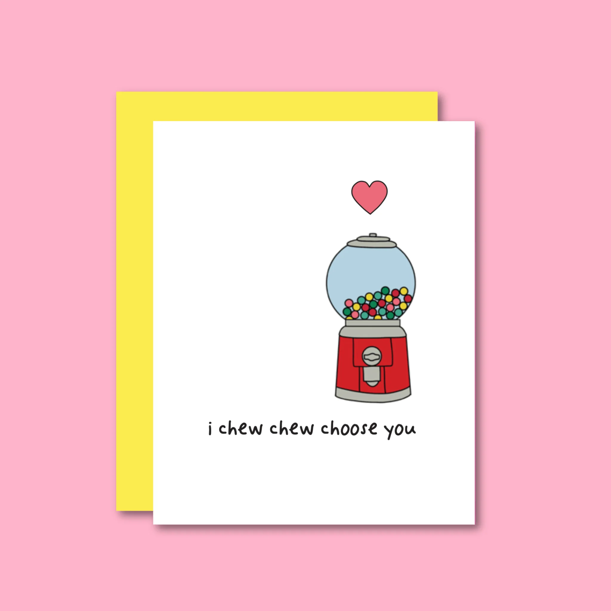 I Choose You Risograph Card