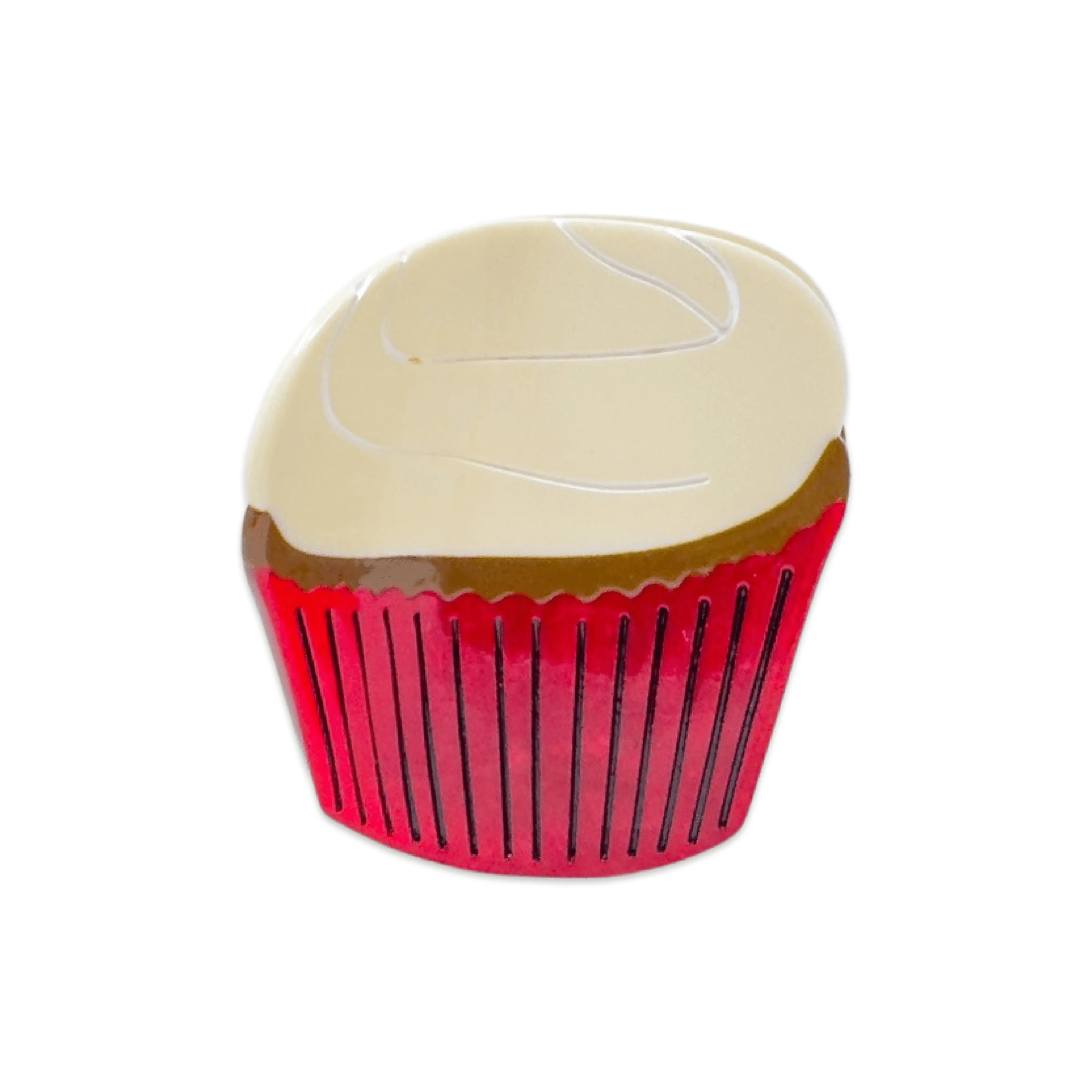 Midi Red Velvet Cupcake Hair Claw Clip