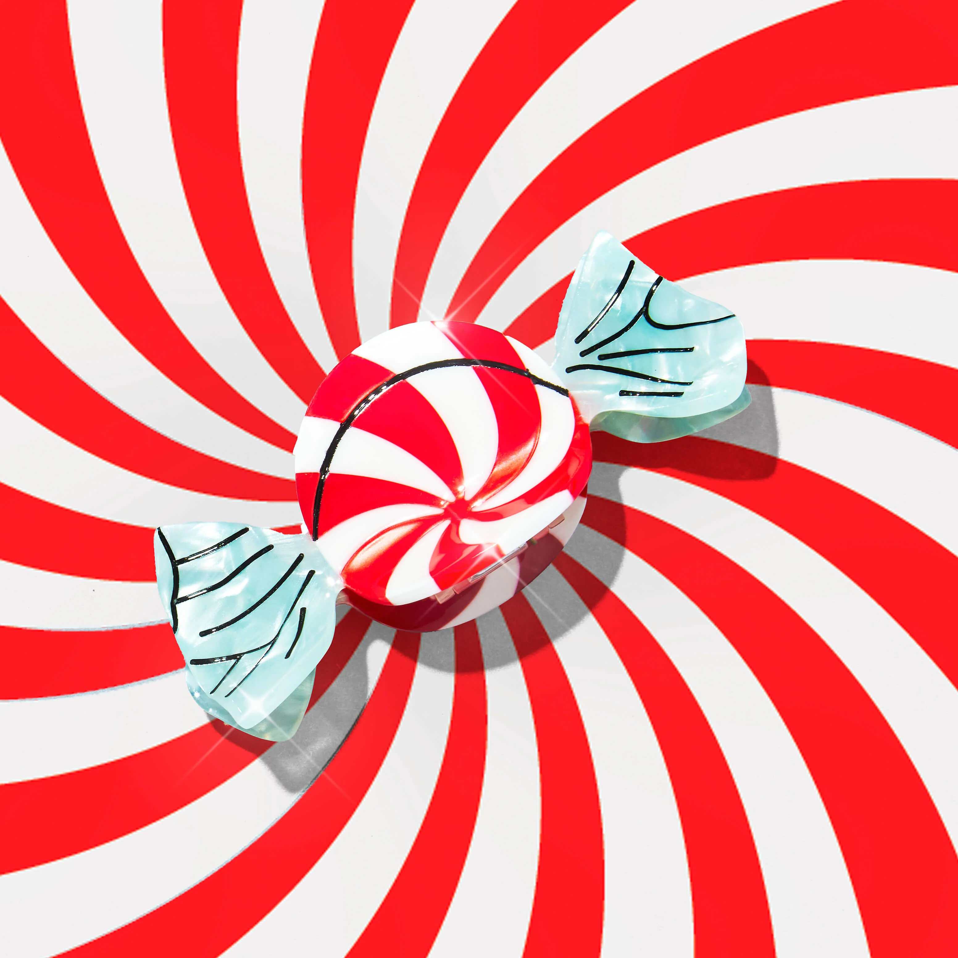 Midi Starlight Mint Hair Claw Clip