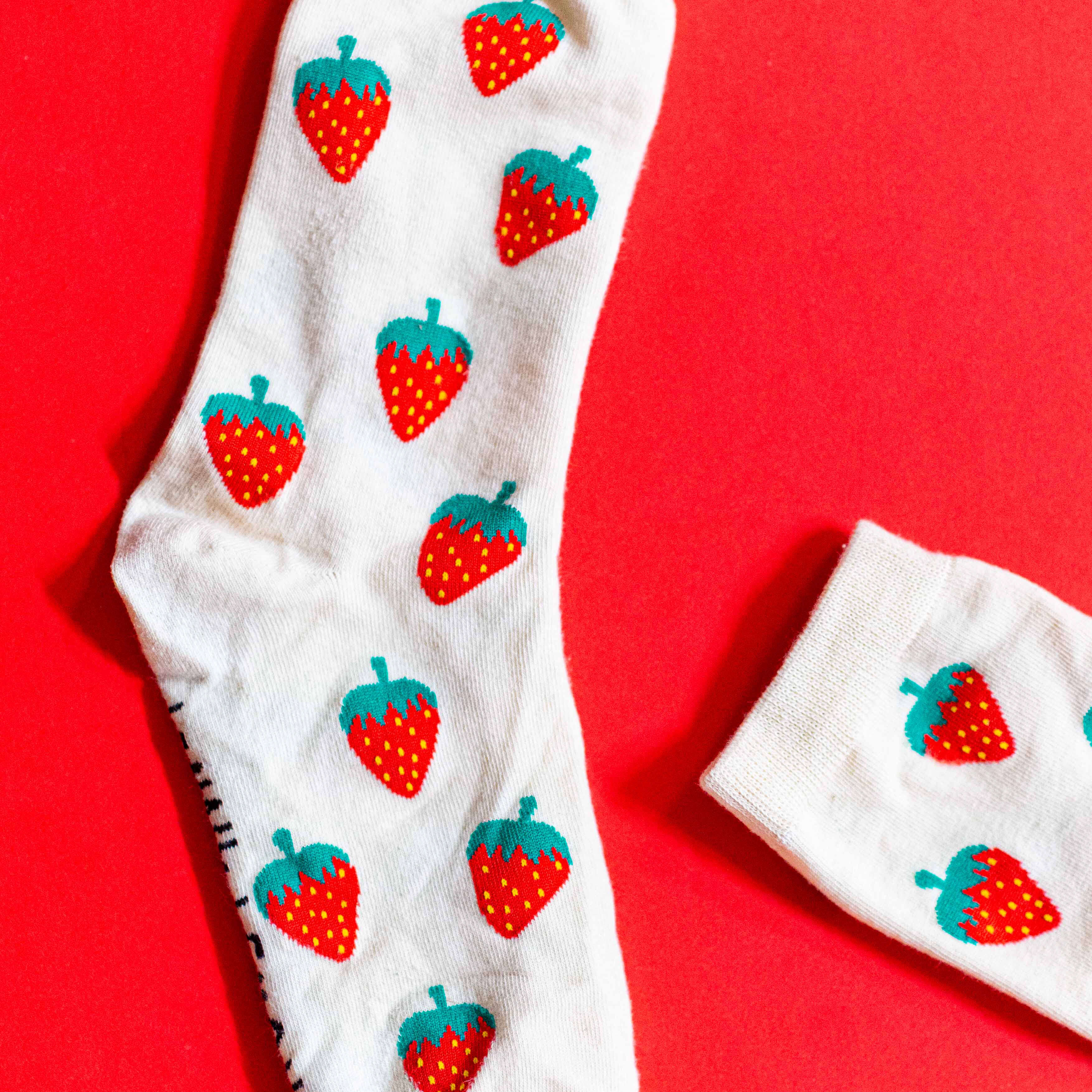 Strawberry Crew Socks