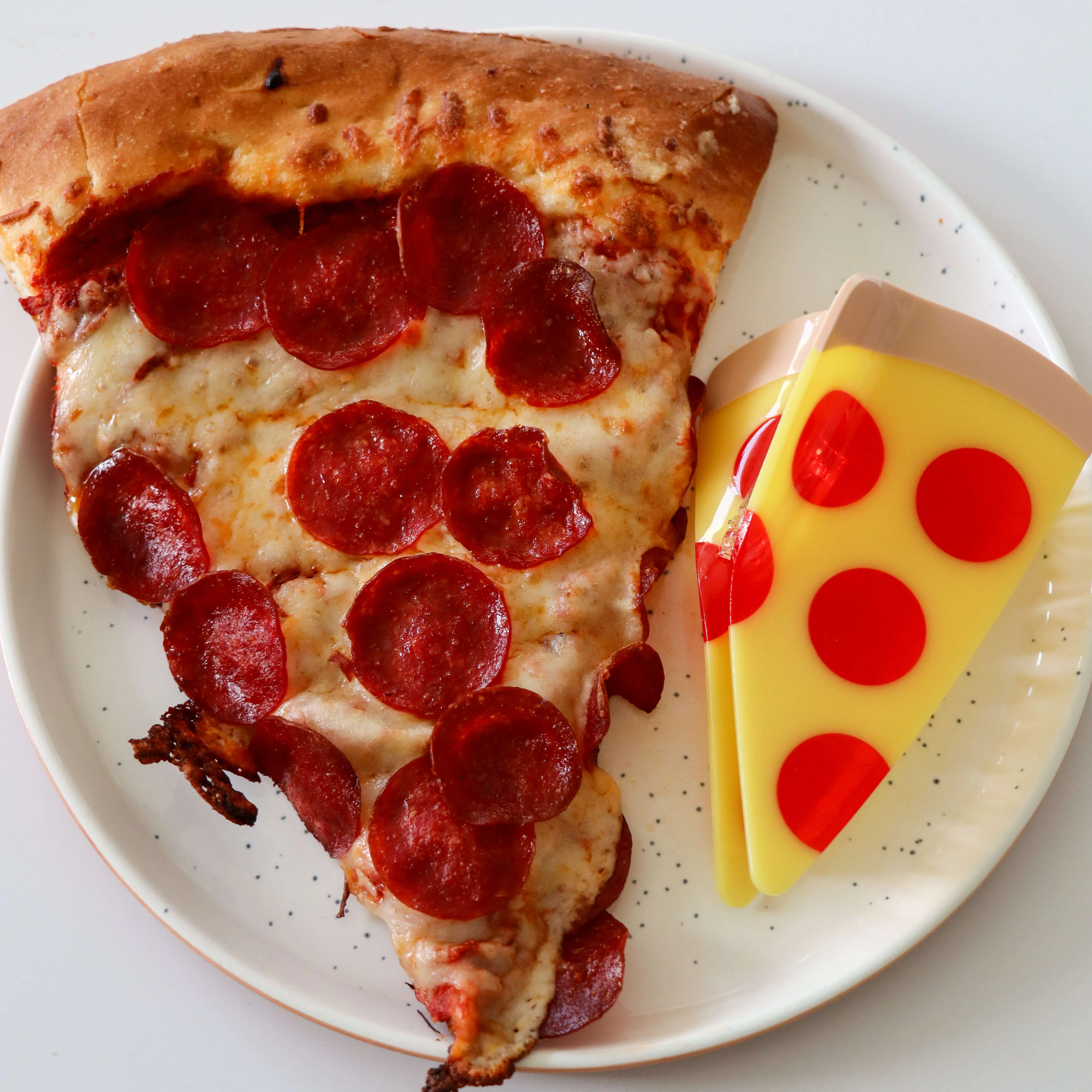 XL Pizza Hair Claw Clip