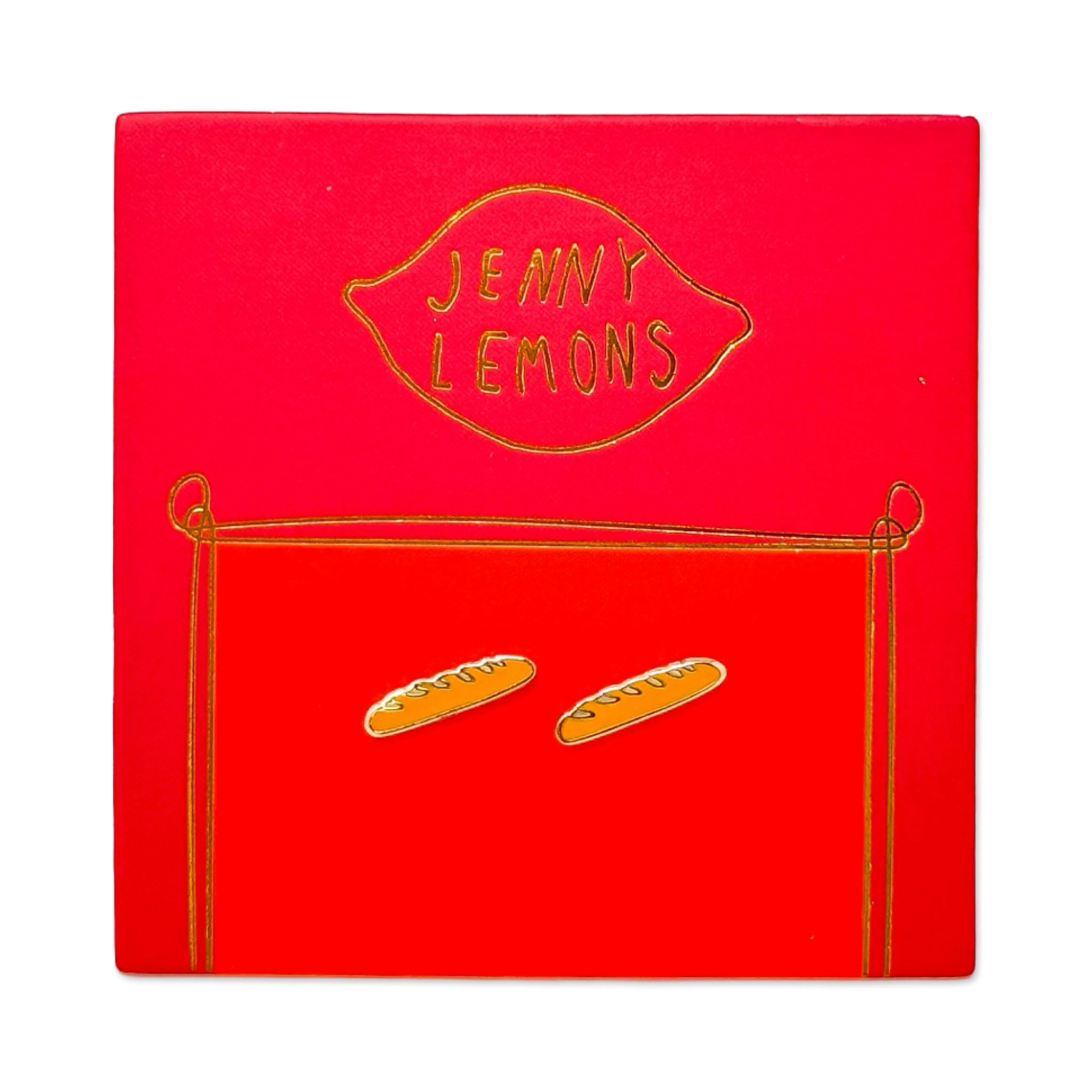 Baguette Enamel Earrings